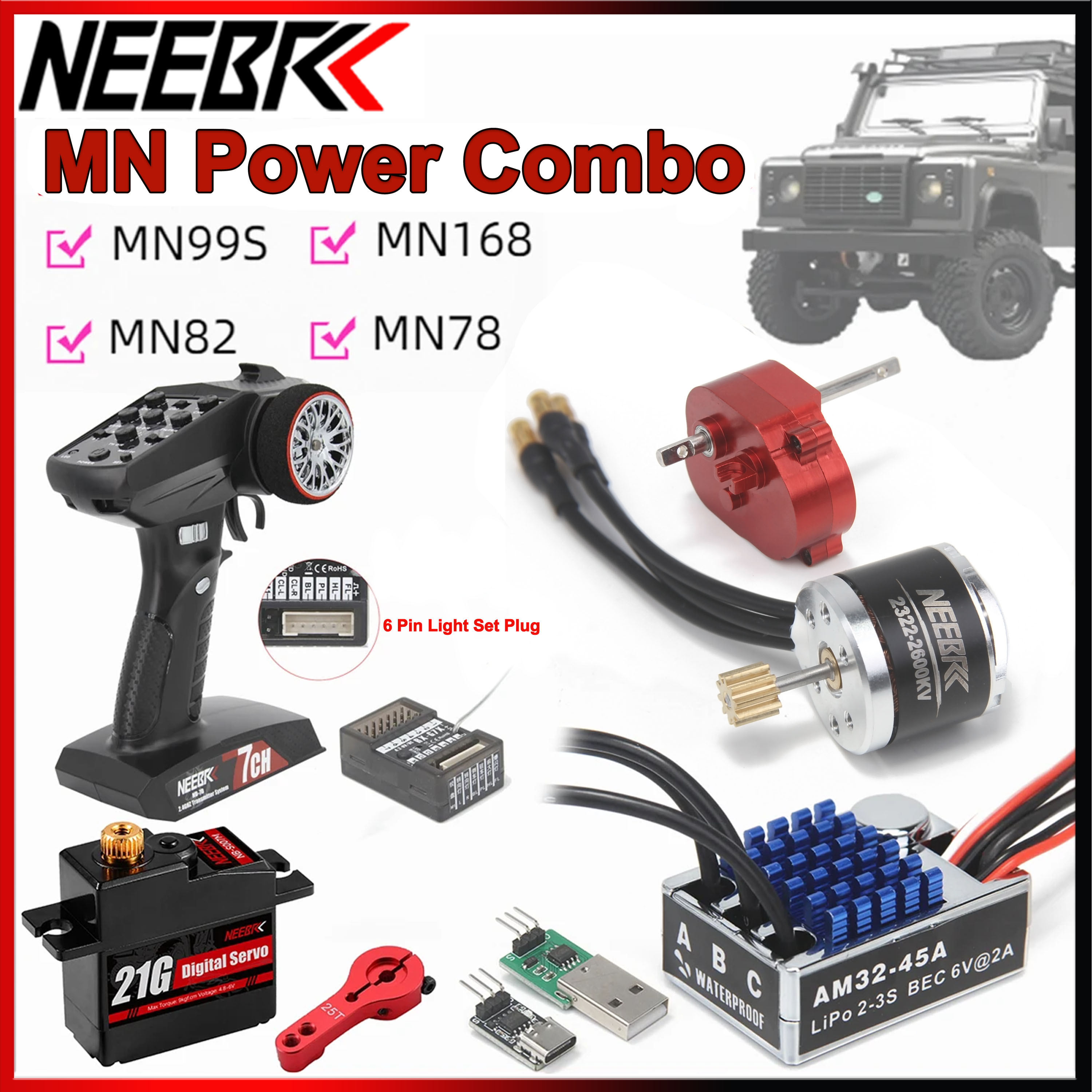 Rc Hobby Store - Power Combo 2322 2600KV Brushless Motor