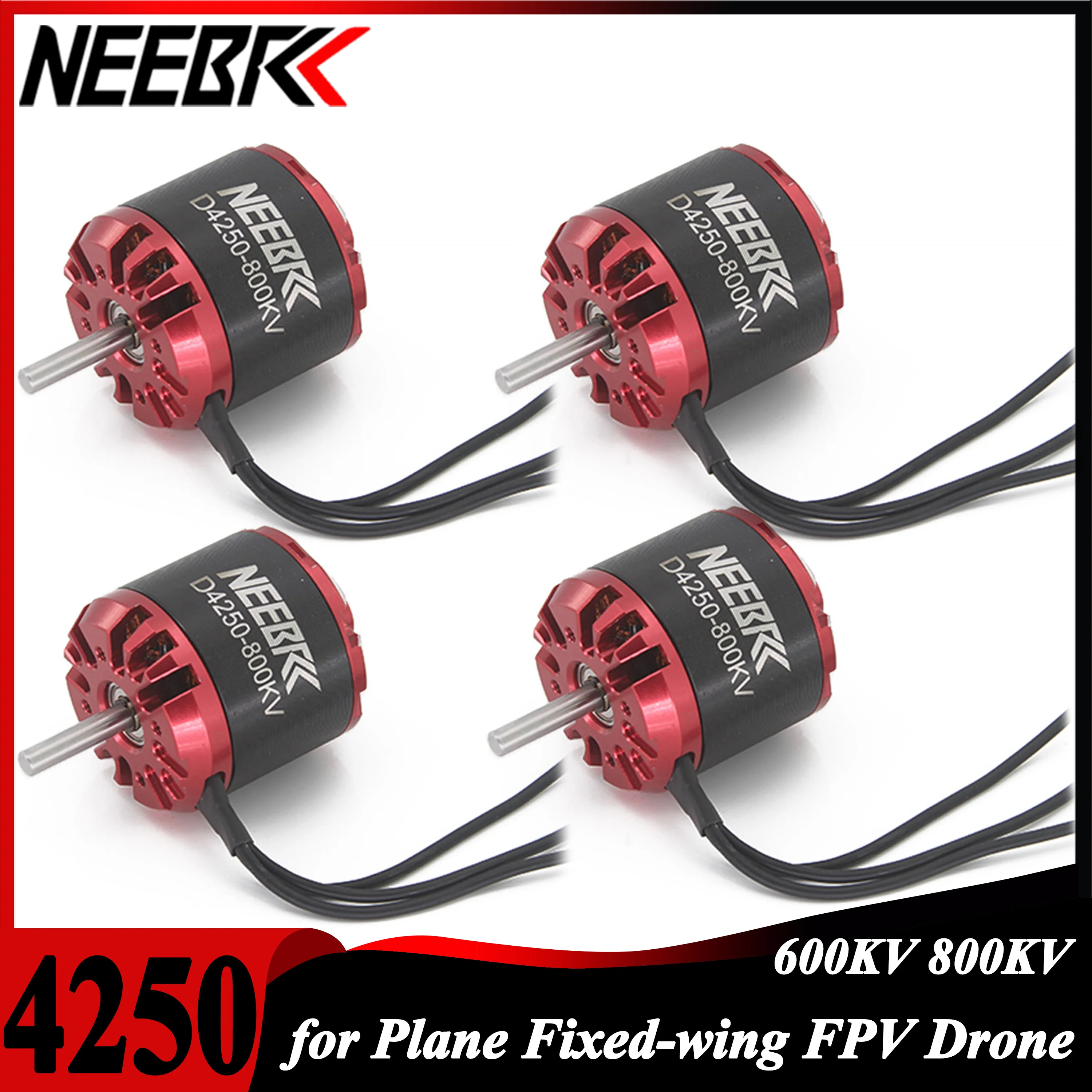 Rc Plane Hobby Zone - 1/2/4PCS NEEBRC 4250 Outrunner Brushless Motor