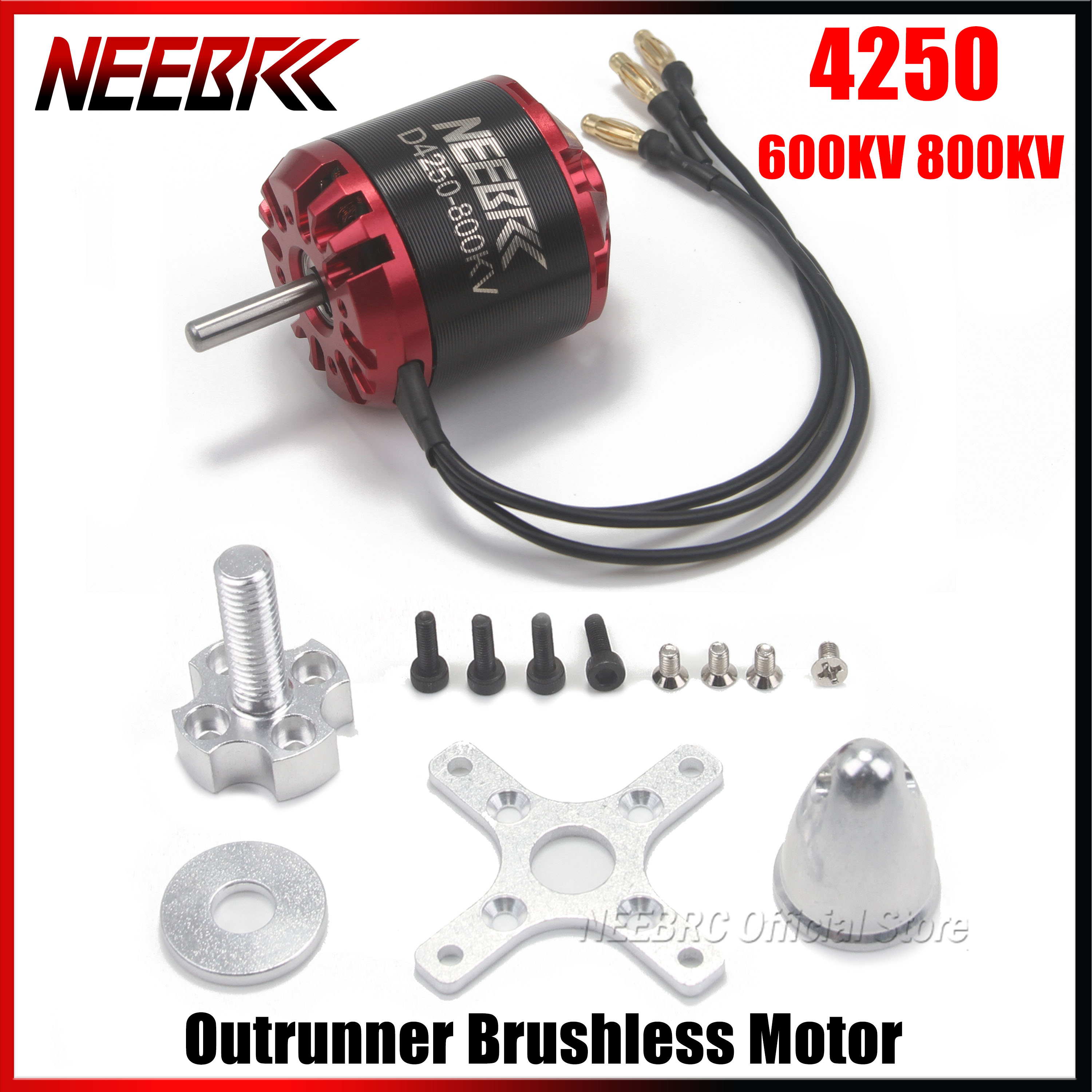 Rc Plane Hobby Zone - NEEBRC 4250 800KV 600KV Outrunner Brushless