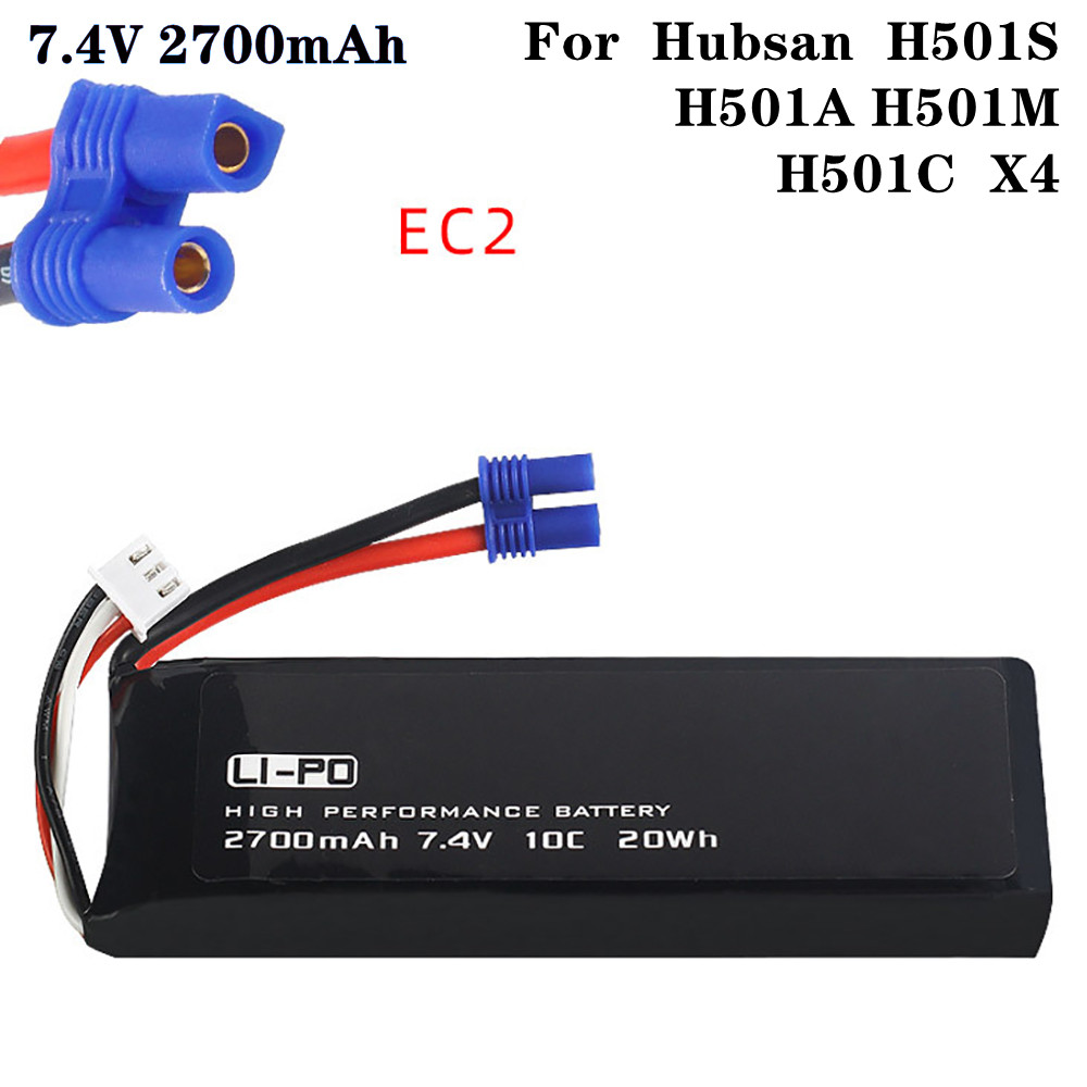 Rc Hobby Usa - 7.4V 2700mAh 10C Original Battery for