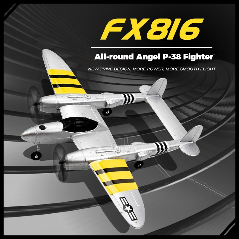 FX816 RC Airplane P38 Fighter  – Rc Glider Foam Wing recenzja i cena