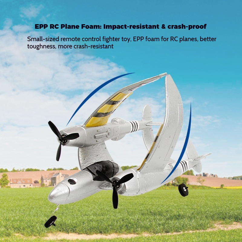 FX816 RC Airplane P38 Fighter  – Rc Glider Foam Wing recenzja i cena