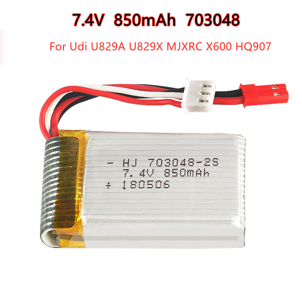 1-5pcs  2s 7.4V 850mAh 703048  – Rc Hobby Usa recenzja i cena
