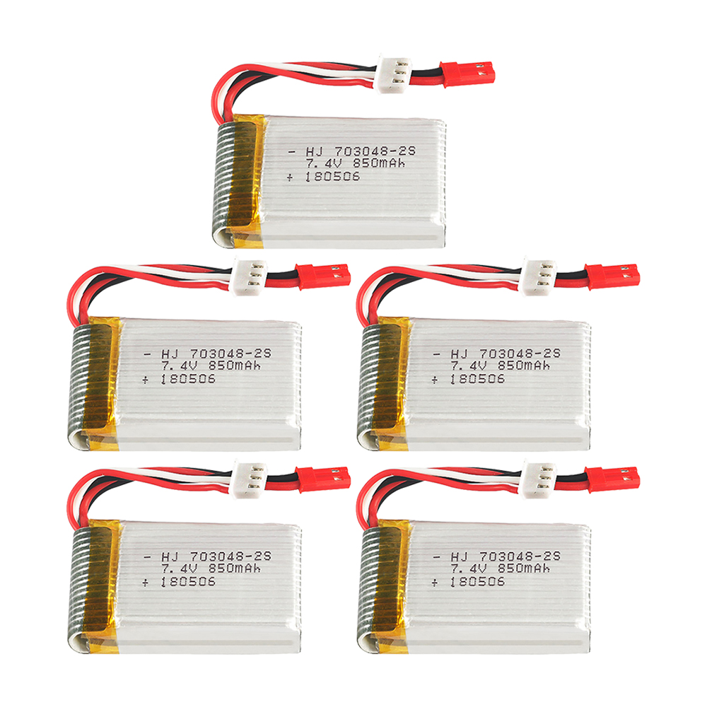 1-5pcs  2s 7.4V 850mAh 703048  – Rc Hobby Usa recenzja i cena