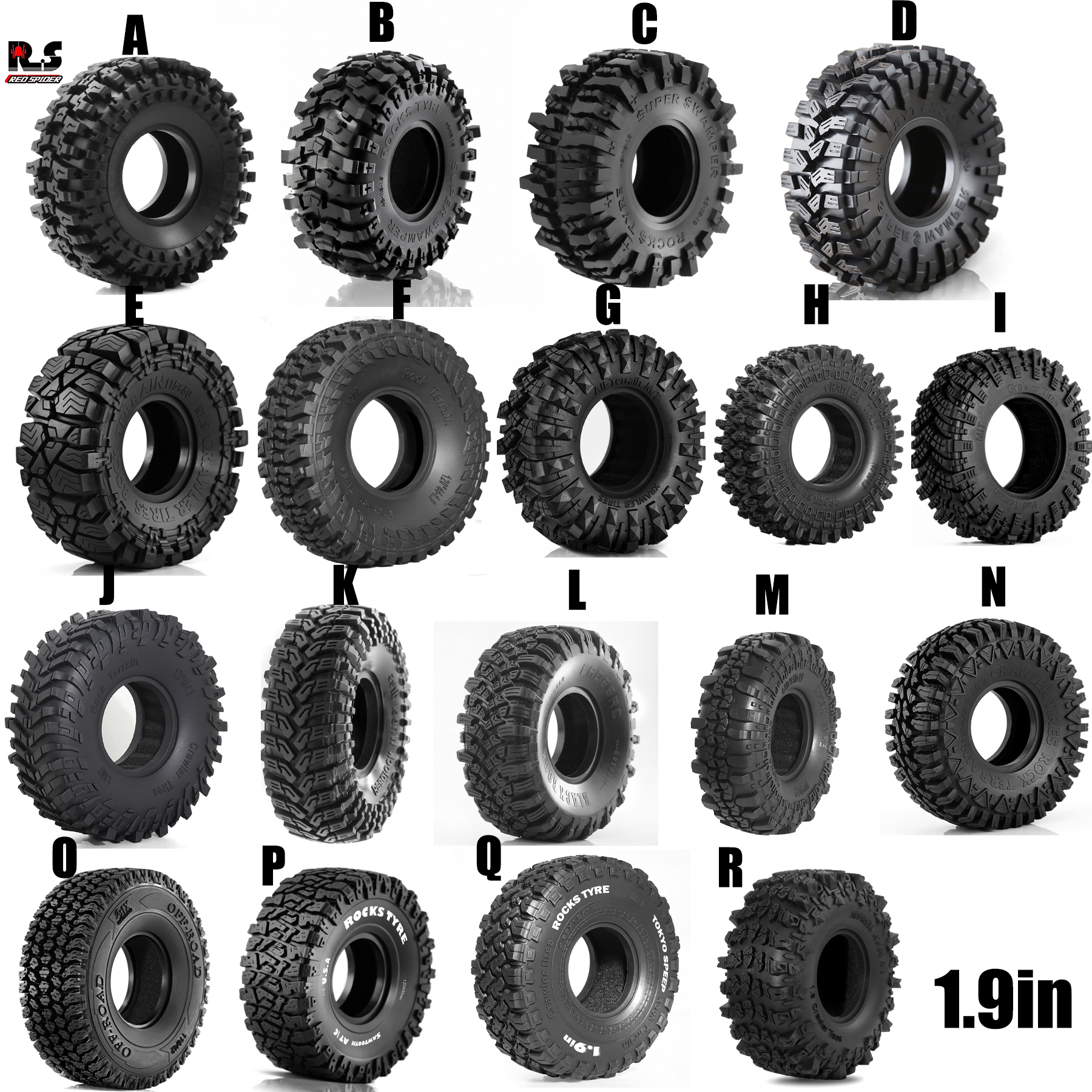 4PCS 1.9''/2.2'' Rubber Crawle – Rc Hobby Store recenzja i cena