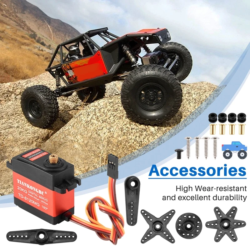 TD-8120MG Waterproof Metal Gea – Rc Hobby Shops recenzja i cena