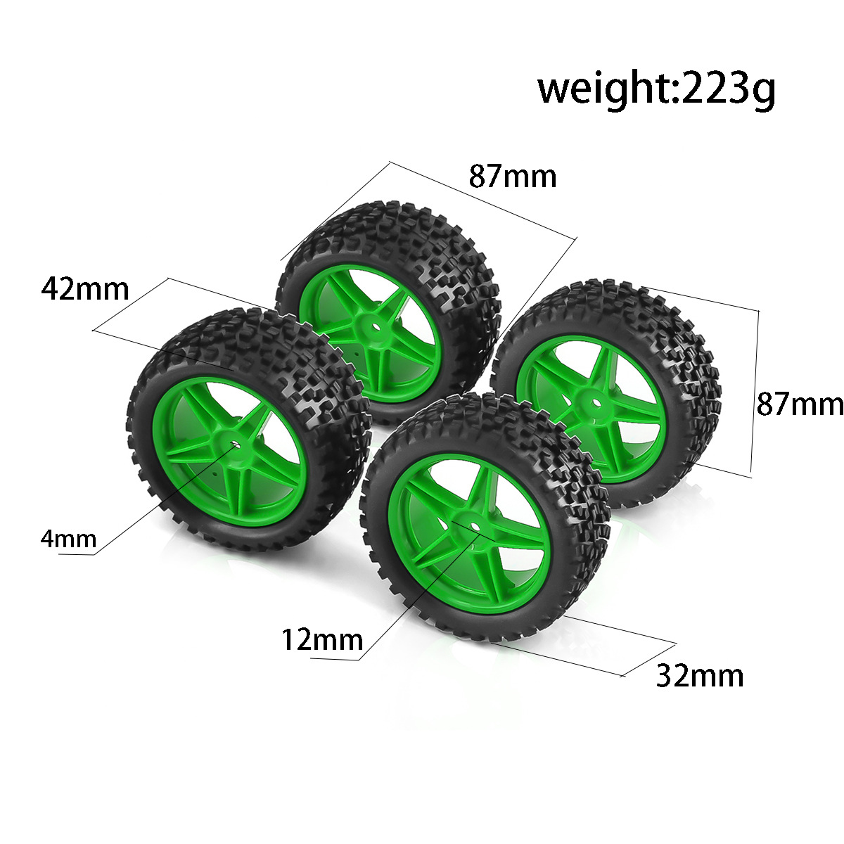 1/10 RC Off Road Tires And Whe – Rc Hobby Dump Truck recenzja i cena