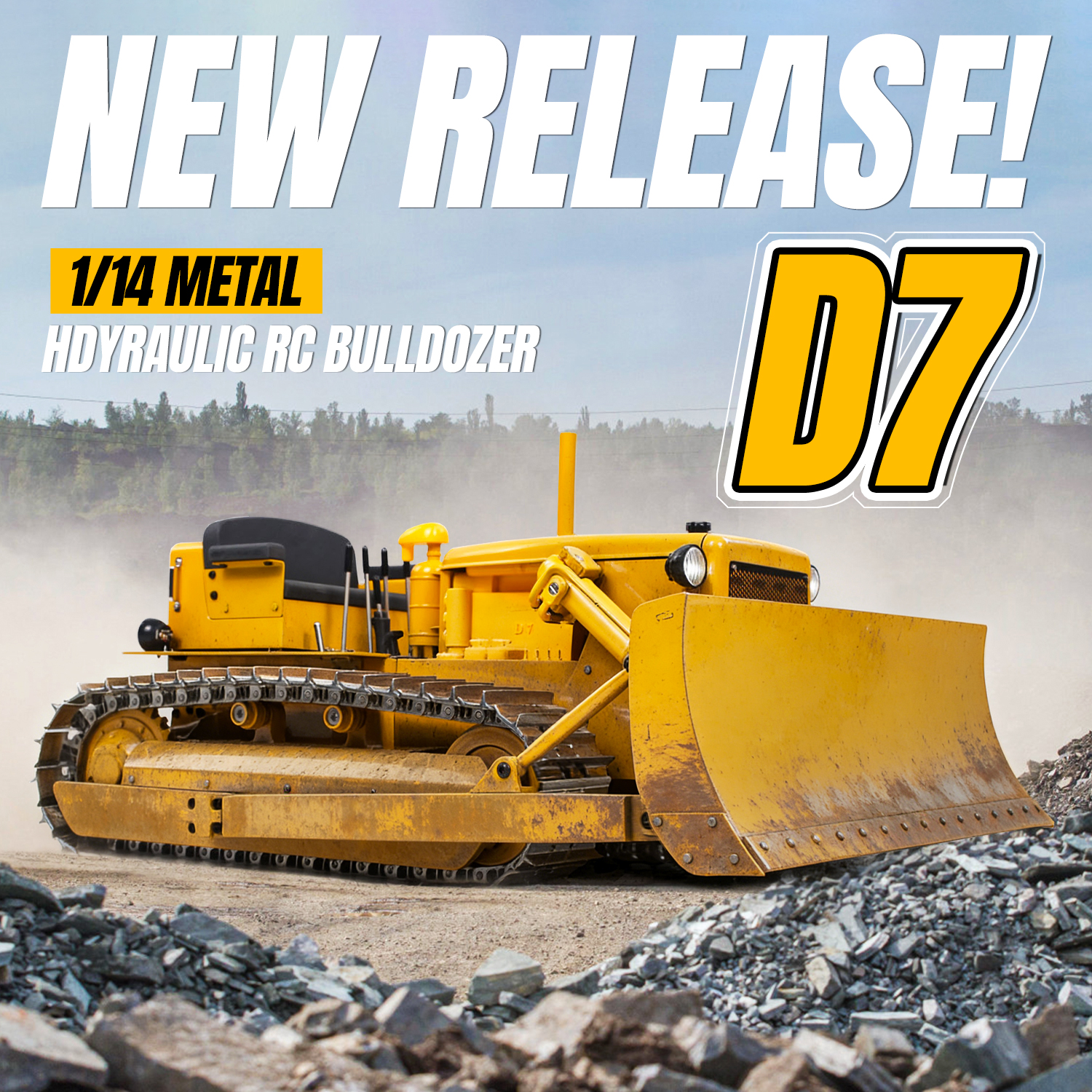 New 1/14 D7 CNC RC Hydraulic B – Rc Hobby Light recenzja i cena