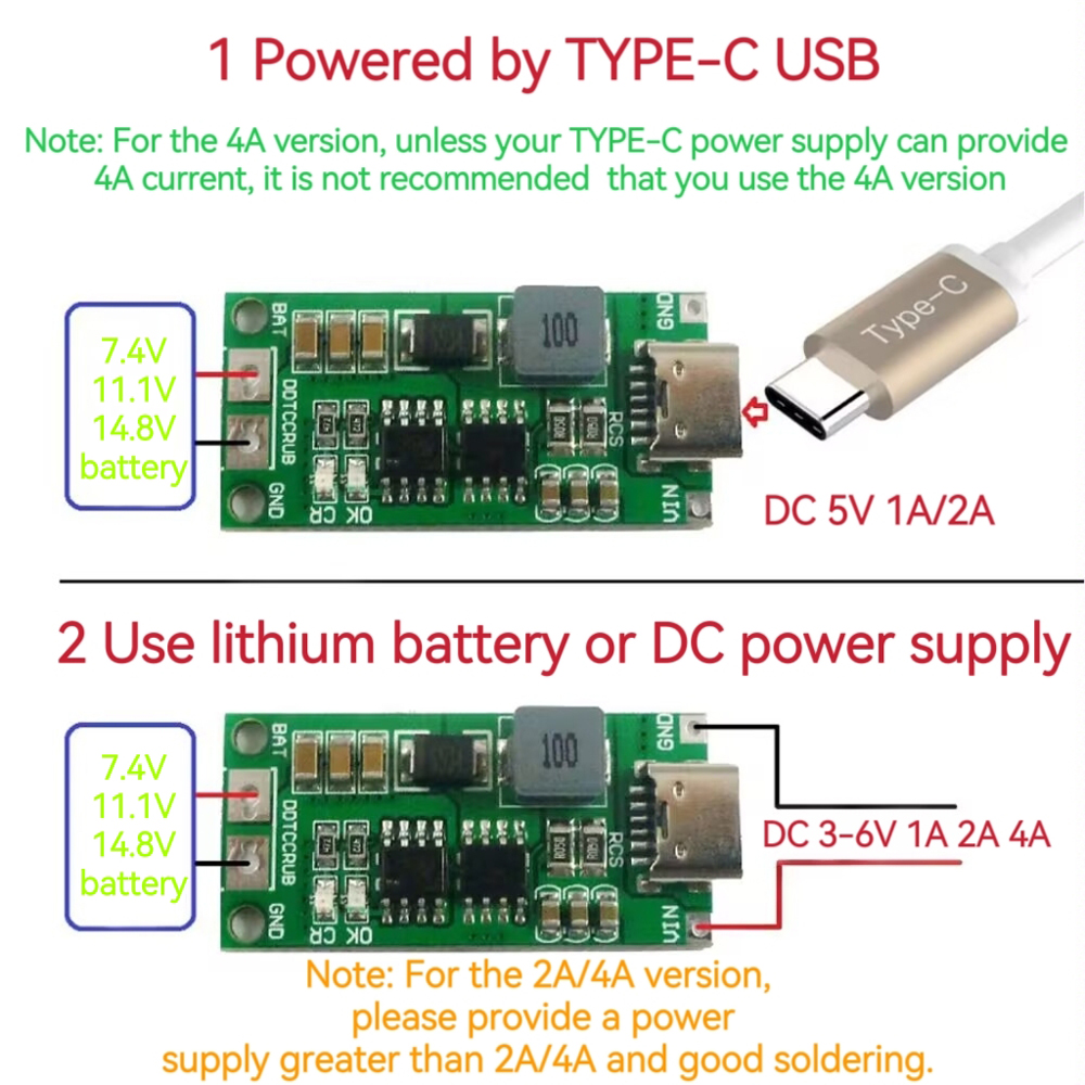 Multi-Cell 2S 3S 4S Type-C To  – Lipo Battery 4S recenzja i cena
