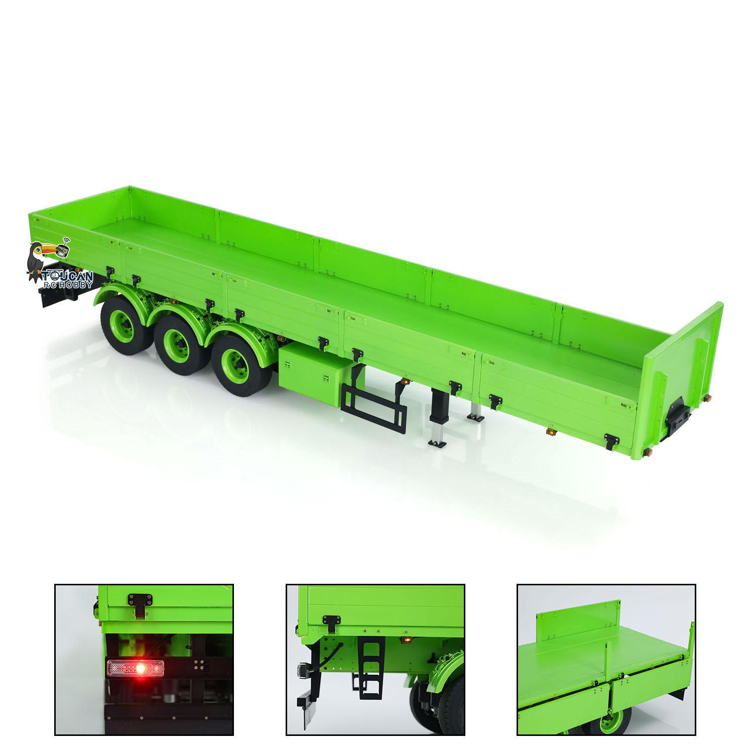 NEW 1/14 Metal Semi Trailer 3  – Rc Hobby Dump Truck recenzja i cena