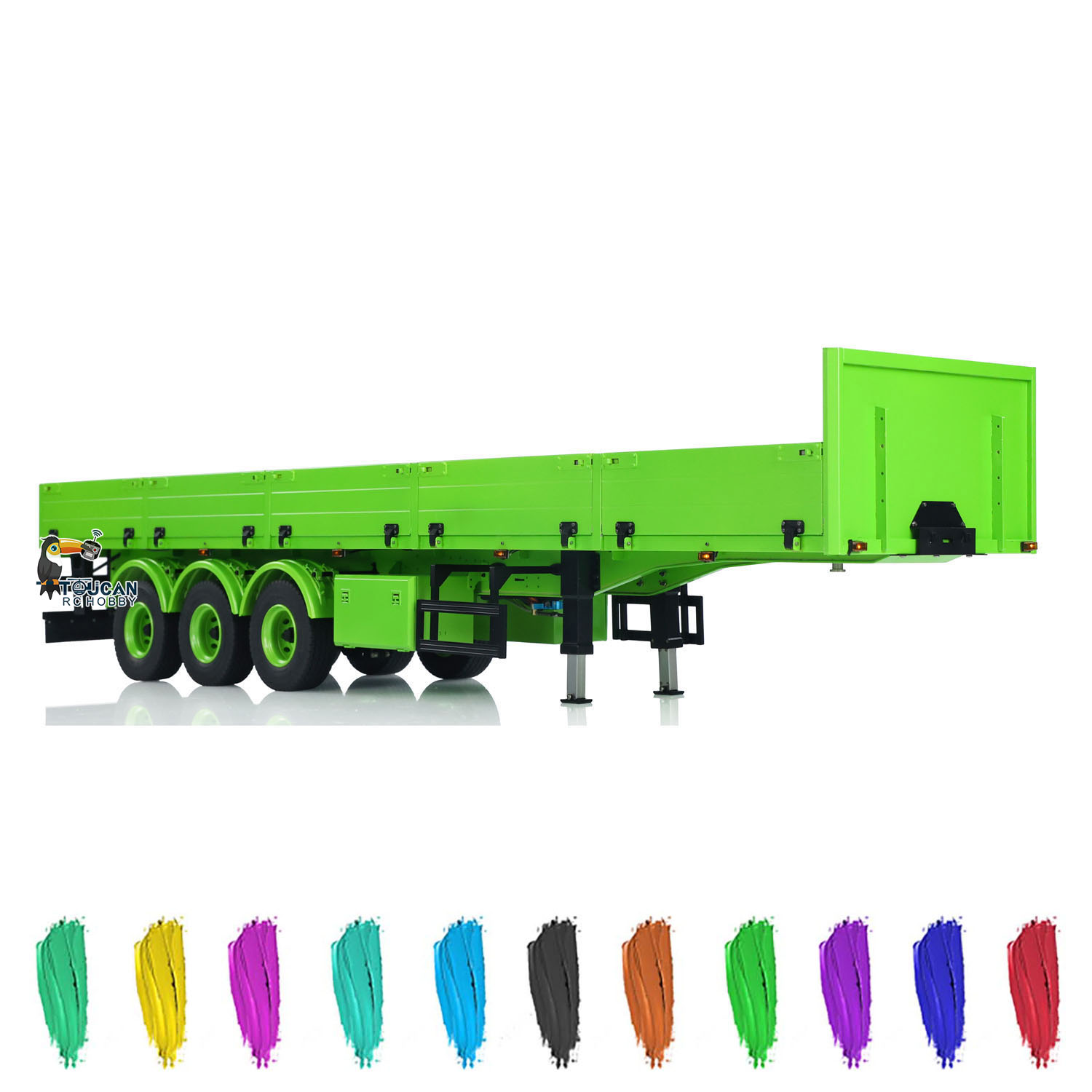 NEW 1/14 Metal Semi Trailer 3  – Rc Hobby Dump Truck recenzja i cena