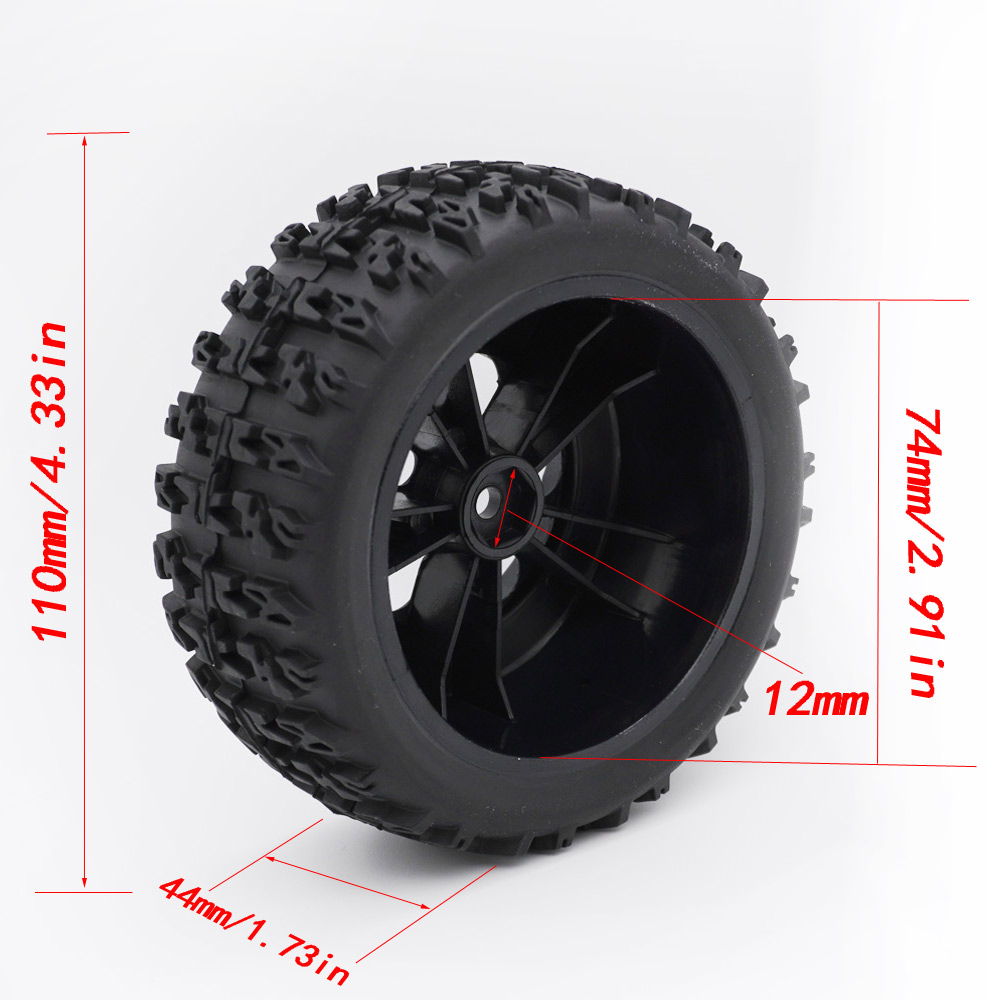 YSIDO 4pcs 110mm 1/10 Short Co – Rc Hobby Store recenzja i cena