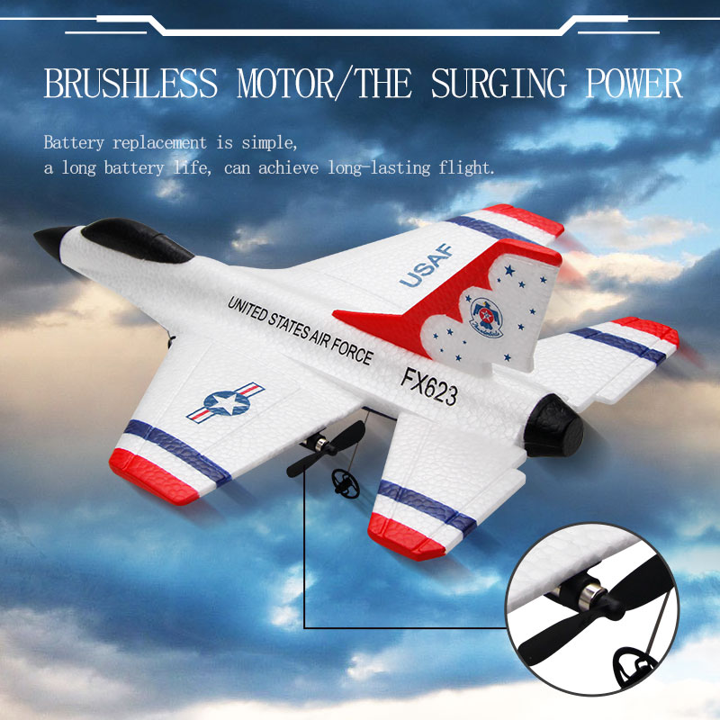 New Fx623/F16 RC Airplane Two  – Rc Glider Foam Wing recenzja i cena