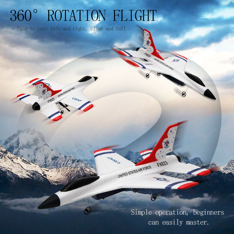 New Fx623/F16 RC Airplane Two  – Rc Glider Foam Wing recenzja i cena