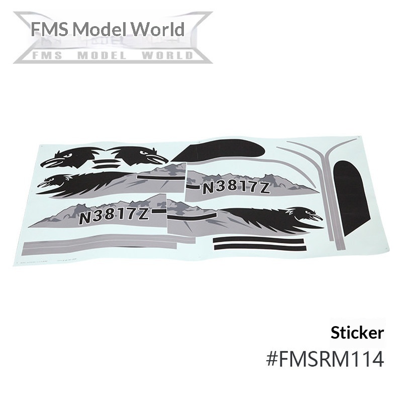 FMS RC Plane Decals For 1700mm – Rc Hobby Usa recenzja i cena