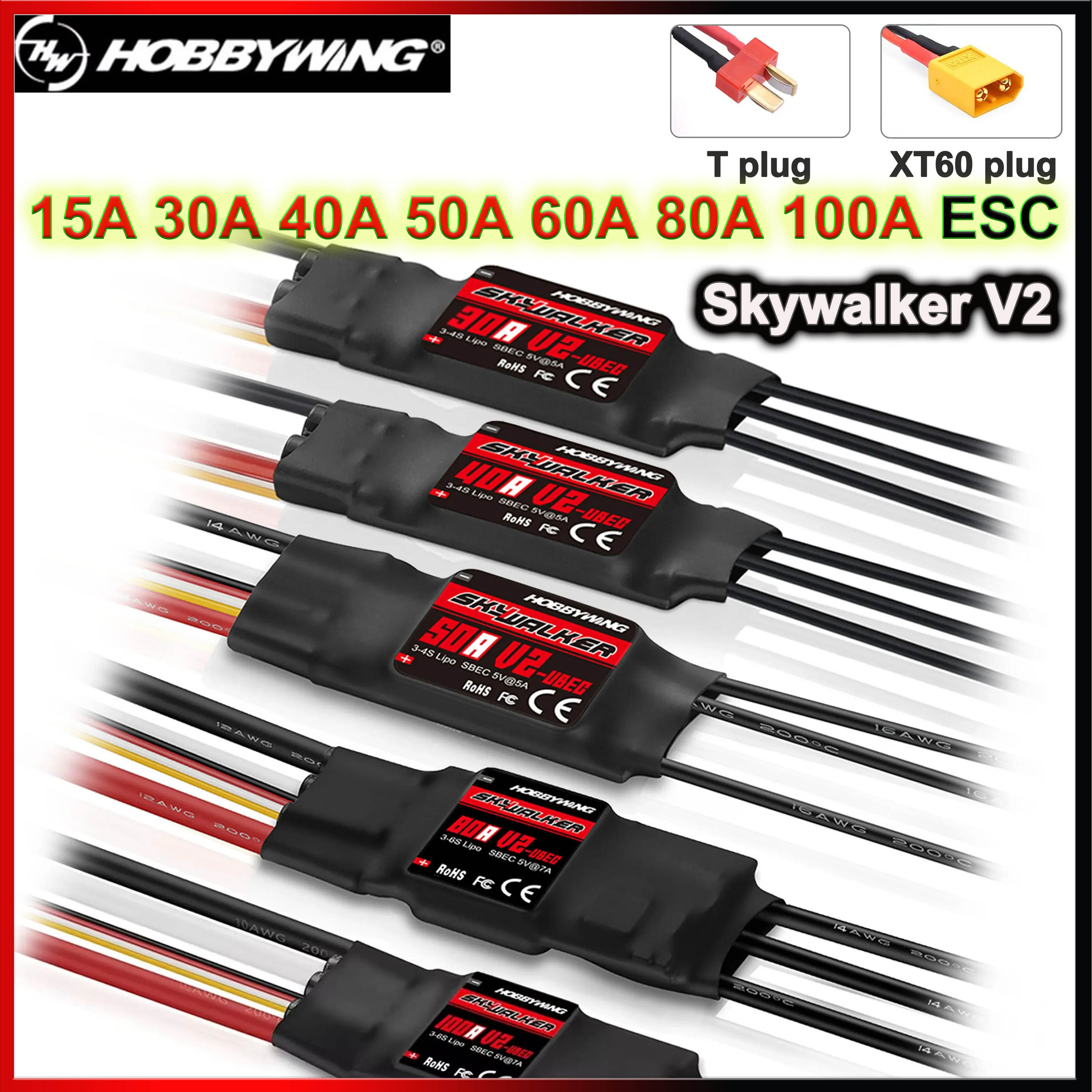 HOBBYWING Skywalker V2 15A 30A – Rc Plane Hobby Zone recenzja i cena