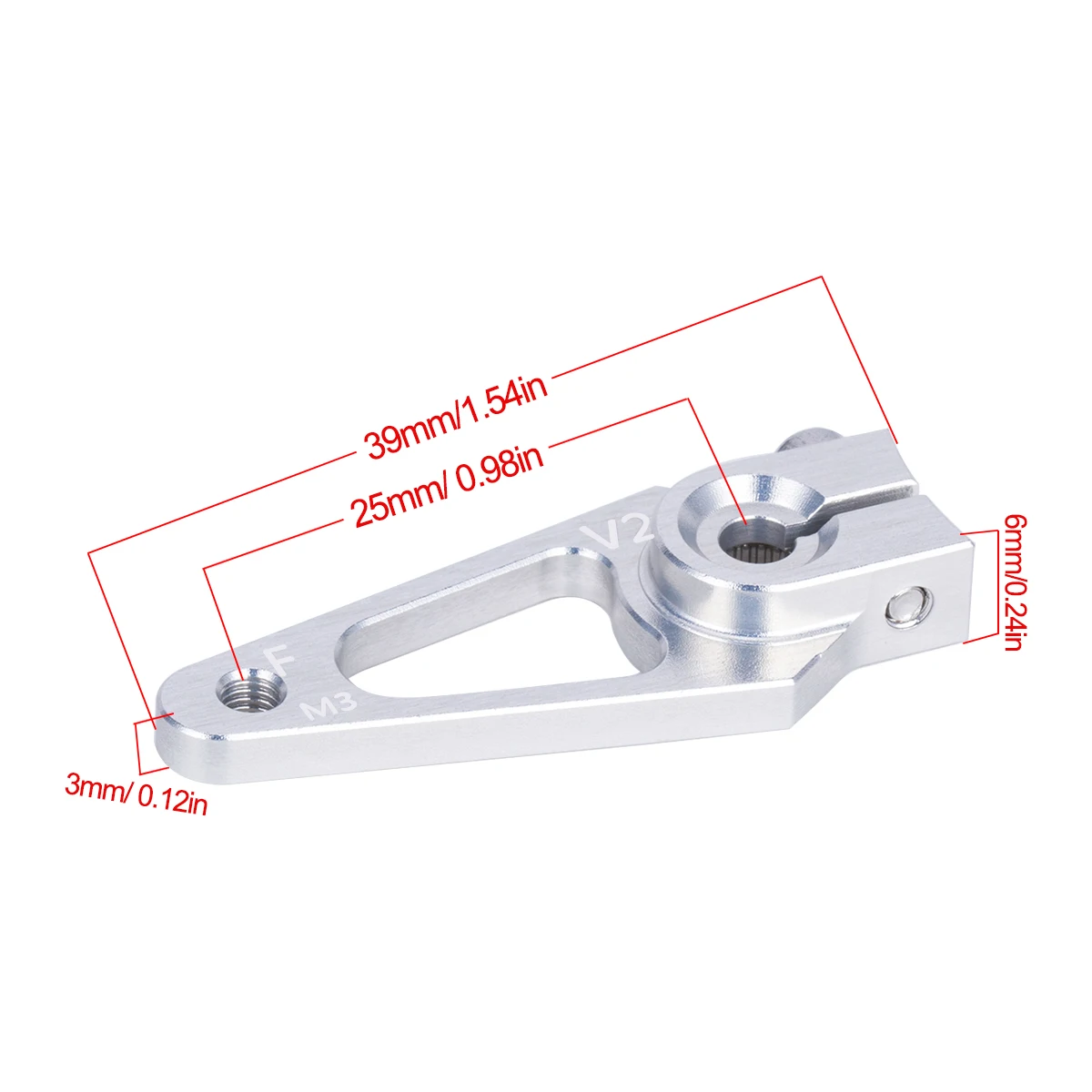 39mm M3 7075 Aluminum 25T Serv – Rc Hobby Shops recenzja i cena