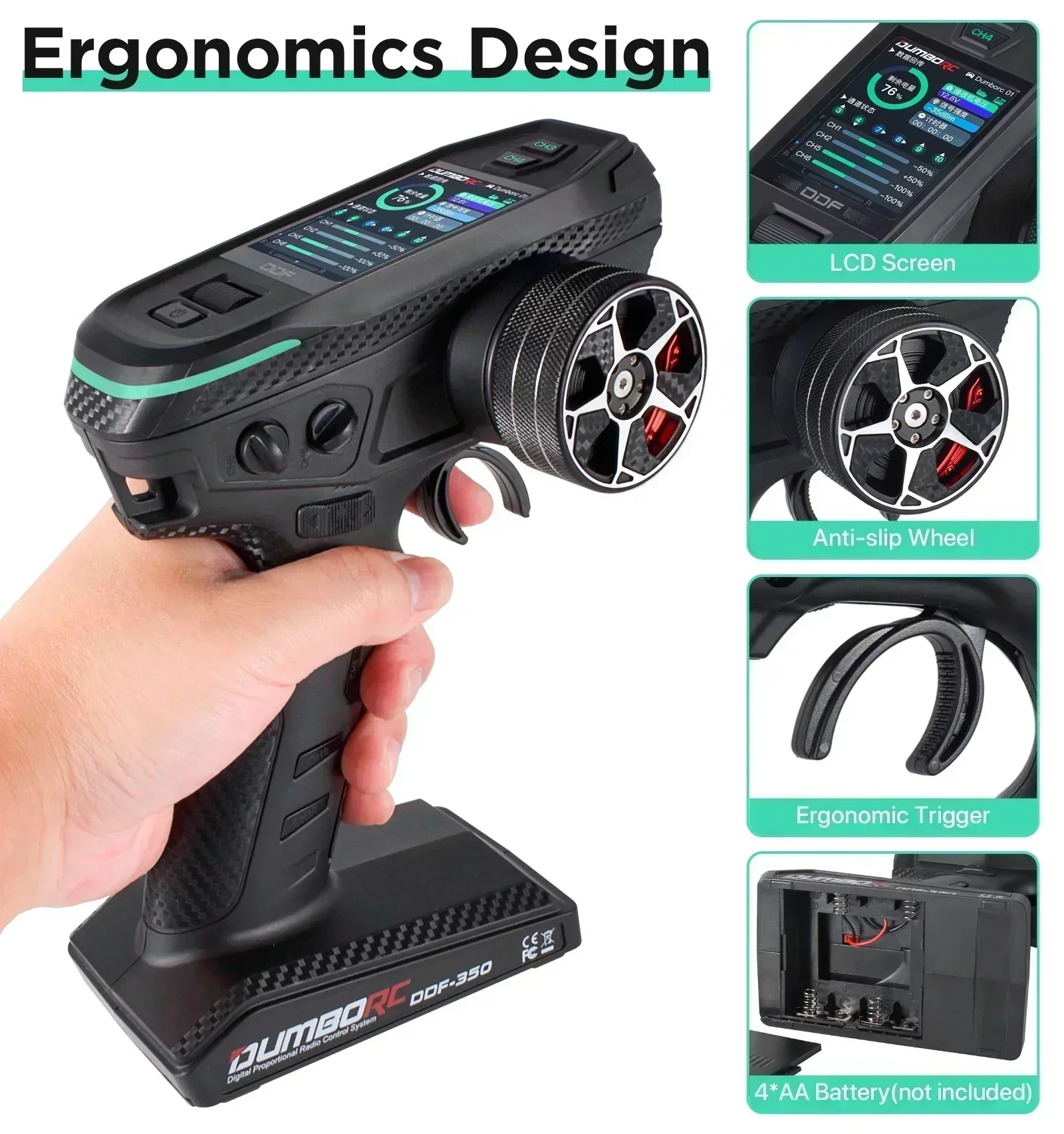 DUMBORC 10CH DDF-350 RC Remote – Rc Hobby Shops recenzja i cena