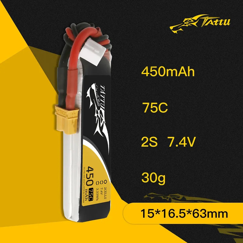 3Pcs NEW TATTU 450/500/550mAh  – Lipo Battery 4S recenzja i cena