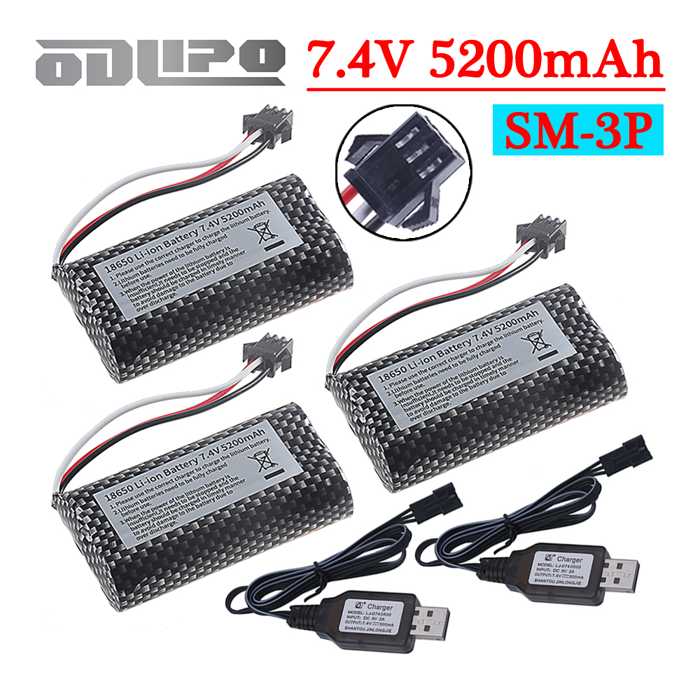 18650 Li-ion 7.4V 5200mAh Batt – Rc Hobby Usa recenzja i cena