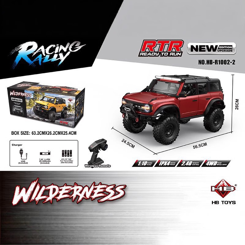 1/10 RC Car 4WD RTR HB R1001 H – Rc Hobby Dump Truck recenzja i cena