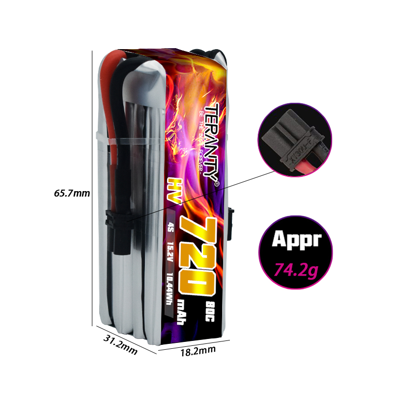 TERANTY 720mAh 4S 15.2V HV Lip – Lipo Battery 4S recenzja i cena