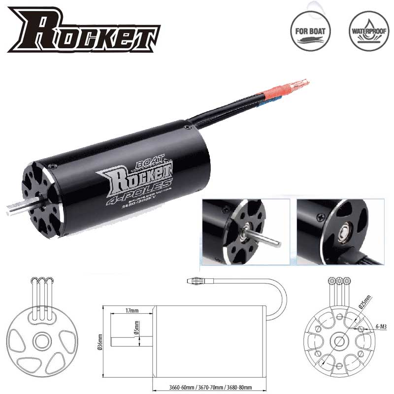 ROCKET-RC 2968 2958 2948 Brush – Rc Hobby Land recenzja i cena
