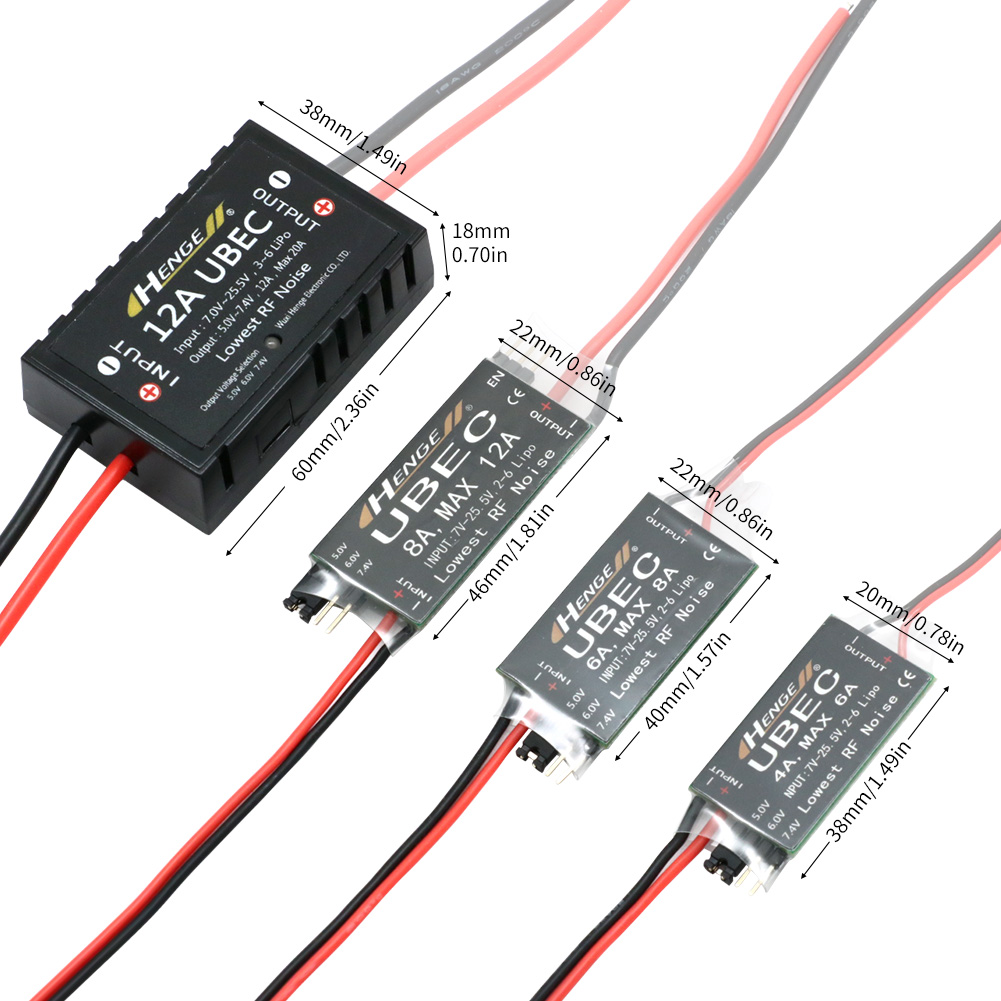 HENGE BEC 4A 6A 8A 12A UBEC 5V – Rc Hobby Store recenzja i cena